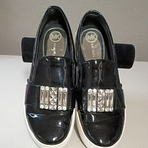 Michael Kors Kids Black Patent Dress Shoes